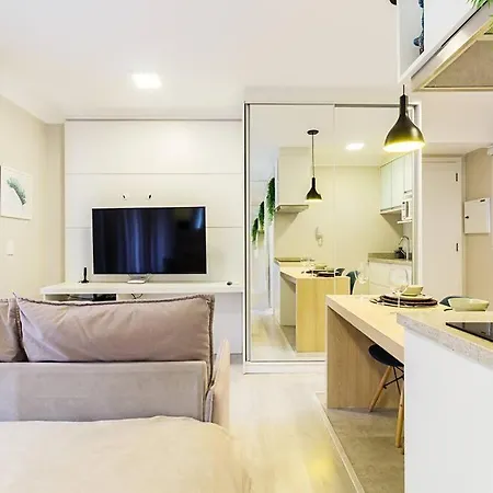 Studio Moderno Com Sacada Ap 48 Soho Life Curitiba Exterior photo